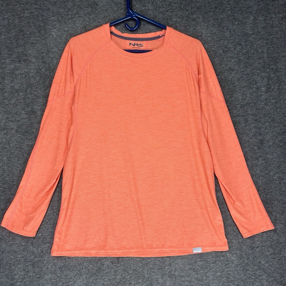 NRS shirt Womens XL Coral H2core‎ silkweight hoodie 50+ UPF protection coverup